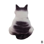 Plush Funny Toy Pillow Cushion Simulation Cat Shape Animal B 43cm Cow Model