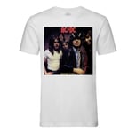 T-Shirt Homme Col Rond Acdc Vintage Album Cover Highway To Hell Hard Rock