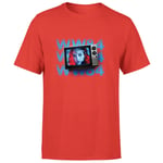 Wonder Woman WW84 Retro TV Men's T-Shirt - Red - S - Red