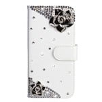 Mobile Phone Cases/Covers, Rhinestone Pattern Horizontal Flip Leather Case with Holder & Card Slots & Wallet & Lanyard For iPhone 11 (Size : Eda00084507d)
