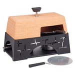 Artesà Table Top Pizza Oven in Gift Box, For Mini Pizzas and Garlic Breads, 28 x 15 x 22cm, Terracotta and Metal