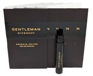 5x Givenchy GENTLEMAN RESERVE PRIVEE Mens Eau De Parfum (5x1ml Sample Spray) EDP