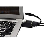 Mini USB3.0 Hi-Speed Multi Port USB Hub Splitter Hub Adapter For PC Computer For Portable Hard Drives - black USB3.0