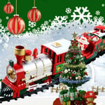 Christmas Electric Led Musical Train & Track Set Toys Home Gift B