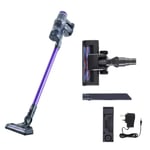 Neo Cordless Bagless Handheld Vacuum Cleaner Hoover Stick Upright Lightweight (Purple)