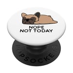 PopSockets French Bulldog Dog Puppy Animal Lover White Background PopSockets PopGrip: Swappable Grip for Phones & Tablets