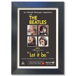 Beatles Poster #6 VINTAGE RARE BAND ROCK Posters Concert Tour Music - A4 A3 A2 - Quality Prints (A3 Black Frame (420 x 297mm))