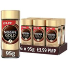 6 x 95g Nescafe Gold Blend Instant Coffee - Free And Fast Delivery
