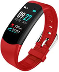 RLIRLI Fitness Tracker, Smart Watch Waterproof fitness wristband color screen activity Tracker Heart Rate Monitors Pedometer Watch Smart Watch Fitness Watch For Women Men,A