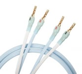 Supra Cables PLY 2x3,4 Högtalarkabel Terminerad Is-blå 2x2m