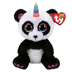Ty - Beanie Boo's - Peluche Paris le Panda, TY36478, Multicolore, 30 cm