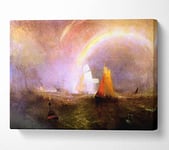 Joseph Mallord Turner Wrecked Bouys Canvas Print Wall Art - Large 26 x 40 Inches