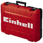 Einhell E-Box M55 Storage Case - Power Tool Box, Stackable, Splash-Proof, Protective Storage And Transport Of Tools And Accessories - 550 x 400 x 150mm Empty Case With Foam Inserts