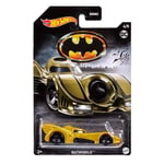 Hot Wheels DC Comic Batman Die-cast Car GOLD BATMOBILE 1:64 Scale