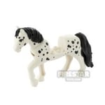 LEGO Animal Minifigure Horse with Moulded Tail and Mane Spots
