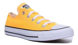 Converse 167235C Ct As Ox Lace Up Casual In Orange Size UK 3 - 8