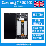 Samsung Galaxy A13 5G SM-A136U A136B LCD Screen Display Touch Digitizer +Frame
