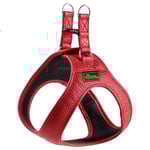 HUNTER Love sele, röd - Stl. XS, 33-37 cm bröstomfång