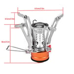 Portable Mini Lightweight Gas Stove Burner For Outdoor Campi Silver