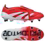 adidas Predator Elite Fold-over Tongue Sg Pure Victory - Lucid Red/vit/svart - Soft Ground (Sg), storlek 41⅓
