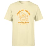 Mr. Potato Head Fish N Chips Men's T-Shirt - Cream - XXL