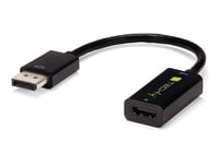 Techly - Videokort - Displayport Hane Till Hdmi Hona - 24.5 Cm - Svart - Aktiv, 8K30hz Stöd