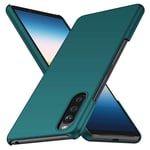 Avalri with Sony Xperia 10 III Case, Minimalistic Design Ultra Thin Hard Case PC Shock and Scratch Resistant Compatible with Sony Xperia 10 III (Green)