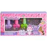 Martinelia My Best Friends Nail Polish & Stickers neglelaksæt til børn 3x4 ml