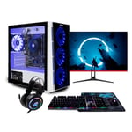 PC Gamer complet Nitropc Pack Bronze - AMD Ryzen 5 PRO 4650G, AMD Vega 7, RAM 16Go, M.2 1To, Windows 11, WiFi - Écran 22 FullHD, clavier, souris, tapis et haut-parleurs - Neuf