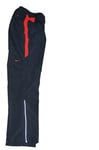 New NIKE Lightweight Reflective DriFit Jogging Trouser Bottoms Black Red M