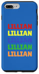 Coque pour iPhone 7 Plus/8 Plus Pile de noms colorés Lucy | Pride in your name