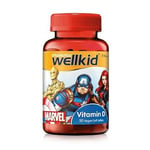 Vitabiotics WellKid Marvel Vitamin D - Delicious 50 Soft Jellies Supplement for 