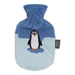 Fashy fashy ® Kuumavesipullo 0,8L kannella, pingviinin sininen