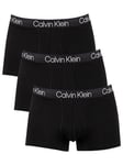 Calvin Klein3 Pack Modern Structure Trunks - Black