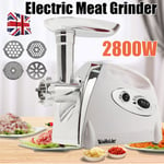 Unbranded 2800W Electric Meat Grinder Mincer Sausage Filler Kibbe Maker Machine