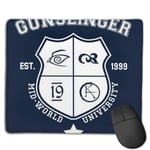 Gunslinger Mid World Dark Tower Customized Designs Non-Slip Rubber Base Gaming Mouse Pads for Mac,22cm×18cm， Pc, Computers. Ideal for Working Or Game