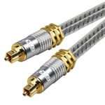 Hi-Fi Premium Optisk Toslink Digital Kabel - 30 m