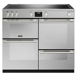 Stoves ST DX STER D1000EI ZLS SS 11480 Sterling Deluxe 100cm FreedomFlex Induction Range Cooker - STAINLESS STEEL
