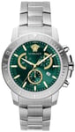Versace VE2E00821 V Chrono Grøn/Stål Ø45 mm