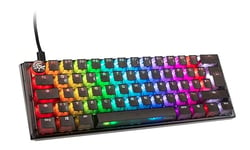 DUCKY One 3 Aura Black Mini Gaming Tastatur, RGB LED - MX-Silent-Red