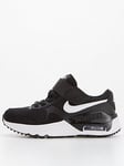 Nike Air Max System Kids Unisex Trainers, Black/White, Size 10 Younger