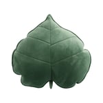 Oreillers décoratifs en feuilles, oreiller en forme de feuille verte, coussin de sol, oreillers pour plantes pour chambre à coucher, canapé (vert,
