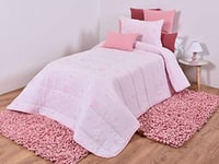 Pink Stars Bedspread 190 x 260 cm (for 90 cm Bed) + 1 FC 50 x 70 cm