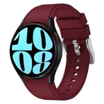 Silikon armbånd No-Gap Samsung Galaxy Watch 6 (40mm) - Wine