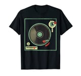 Old Record Player Vintage Vinyl Music Lover T-Shirt T-Shirt