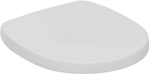 Ideal Standard Abattant WC Connect Space, Lunette WC recouvrant, Blanc - 39 cm long, Modèle authentique, E129001