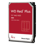 WD 3.5 Inch 4TB HDD SATA3 Red Plus NAS Hard Drive - 5400RPM - OEM