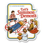 Steven Rhodes - Let's Summon Demons Sticker, Accessories
