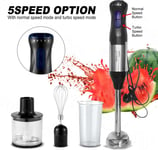 UK 1000W 4 in 1 5 Speed powerful hand held electric food Blender Mixer Stick