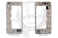 Official Huawei Y6 2015 White Chassis / Middle Frame With Speaker & GPS - 02350L